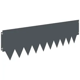 vidaXL Raseneinfassung 20 x 20 cm 20 Stück Grau