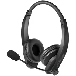 LogiLink Bluetooth Stereo Headset mit Mikrofon, Schwarz