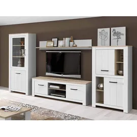 Forte Wohnwand Elara / weiß