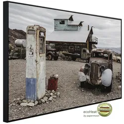 papermoon Infrarotheizung »EcoHeat - Altes Auto «, Matt-Effekt - bunt