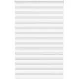 vidaXL Doppelrollo 140 x 230 cm Zebra/weiß