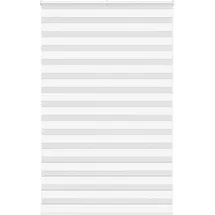 vidaXL Doppelrollo 140 x 230 cm Zebra/weiß