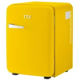 First Austria Retro Mini-Kühlschrank 40 l 56,2 cm hoch Gelb