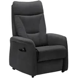 Hukla Fernsehsessel, Dunkelgrau, Textil, 78x108x90 cm, Lederauswahl, Stoffauswahl, Relaxfunktion, Aufstehhilfe, haustierfreundlicher Bezug, Wohnzimmer, Sessel, Fernsehsessel