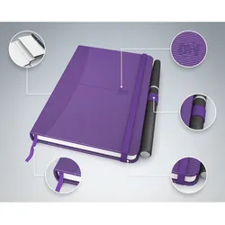 Oxford Notizbuch 'Signature', B5, kariert, leuchtende Farben