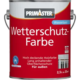 Primaster Wetterschutzfarbe 2,5 l taubenblau