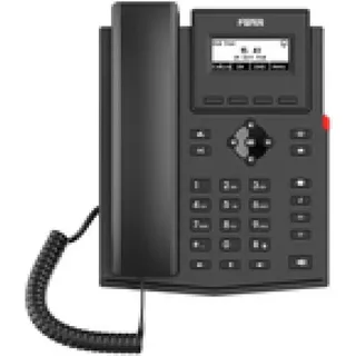 Fanvil X301W - IP-Telefon Schwarz Telefon, Schwarz
