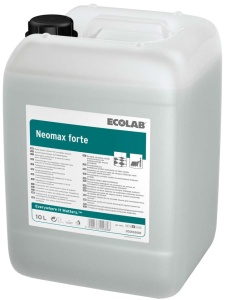 ECOLAB Neomax® forte Automatenreiniger, Entfernt starke Verschmutzungen und hinterlässt seidenmatten Schutzfilm, 10 l - Kanister