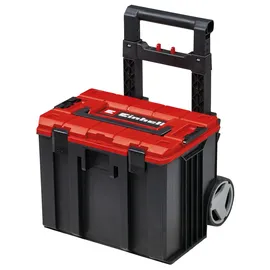 Einhell E-Case L Werkzeugtrolley mit Rädern rot|schwarz 44 x 38,5 x 60 cm