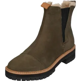 TOMS Dakota - Damen Schuhe Stiefel - Olive Oiled Nubuck/Suede, 37 EU