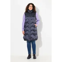 Ulla Popken HYPRAR Funktions-Steppweste Damen Blau 42