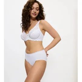 Triumph Feel Of Cotton Midislip 2 St. Weiß 46