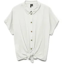 Vero Moda VMTHEA SS TIE SHIRT Weiß XL