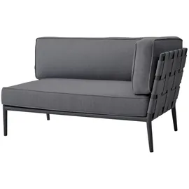 Cane-Line Sofamodul Conic links 2-Sitzer - AITG - Grey