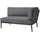 Cane-Line Sofamodul Conic links 2-Sitzer - AITG - Grey