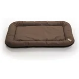 Hundebett Hundekissen Hundekorb Haustierbett Hundesofa Teflon Dunkelbraun 150x120 cm