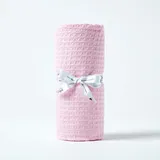 Homescapes Babydecke Waffelpiqué 125/150 cm,