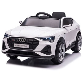 TPFLiving Elektro-Kinderauto Audi e-tron weiß
