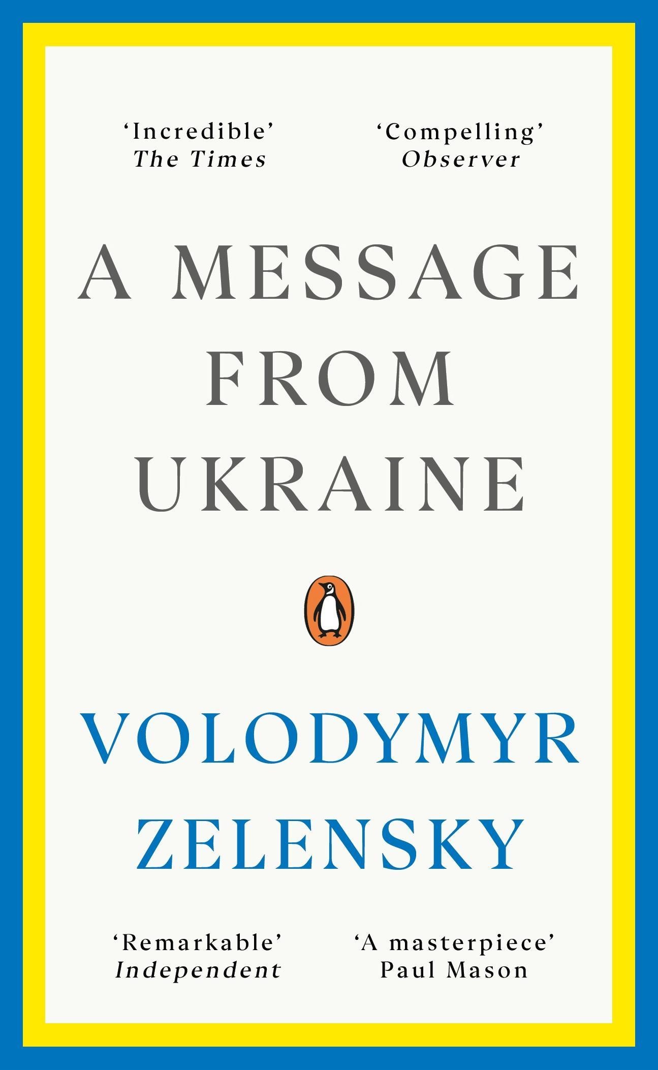 A Message From Ukraine - Volodymyr Zelensky  Taschenbuch