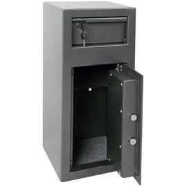 Phoenix SS0992ED Cashier Deposit Tresor mit Geldeinwurfklappe Zahlenschloss,