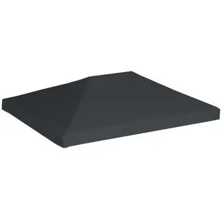 vidaXL Pavillondach 310 g/m2 4x3 m Grau