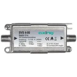 Axing SVS4-00 Breitband-Leitungsverstärker, 12-17 dB, 47-2200 MHz, 2-3 dB Entzerrung SVS00400 SVS 4-00