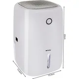 ruhhy Raumentfeuchter Luftentfeuchter Schlafzimmer Entfeuchter Elektrisch 800ml 16439 - Weiß