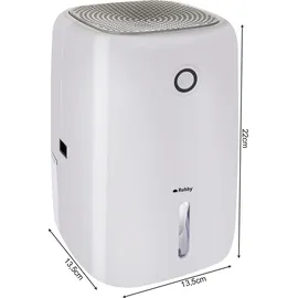 ruhhy Raumentfeuchter Luftentfeuchter Schlafzimmer Entfeuchter Elektrisch 800ml 16439 - Weiß
