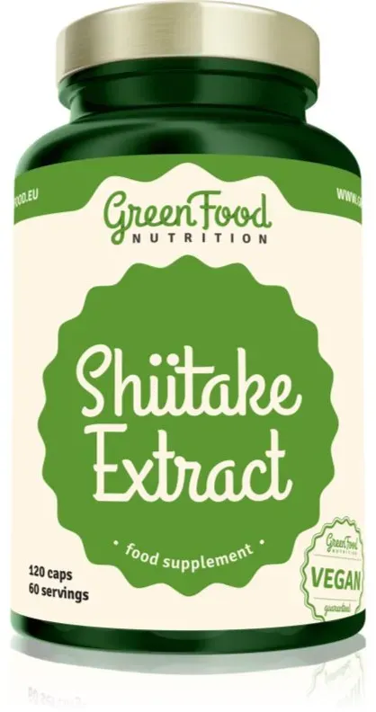 GreenFood Nutrition Shiitake Extract Kapseln von einem edlen Pilz 116 g