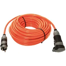 as - Schwabe AS Schwabe 62262 Strom Verlängerungskabel 16A Orange
