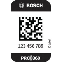 Bosch Professional 1600A02C1L Inventar-Etiketten 25 x 50mm 1 St. Stark haftend