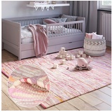 Myflair Teppich »Ameer«, rechteckig, Handweb Teppich, 90% Baumwolle, handgewebt, Scandi, pink