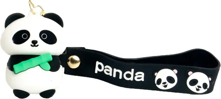 Panda-Schlüsselanhänger, zufällige Farbe, 4,5/5 cm