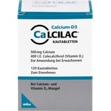 Calcilac Kauetabletten zur Behandlung von Calcium- und Vitamin-D Mangel 120 Stück