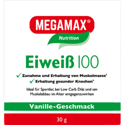 Eiweiss 100 Vanille Megamax Pulver 30 g