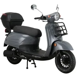 ALPHA MOTORS Motorroller »Adria«, 50 cm3, Verbrauch: ca. 2,2 l/100 km - grau