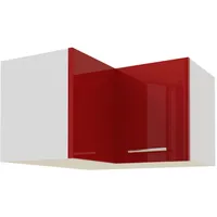 Feldmann-Wohnen Eckhängeschrank Brerra 60 x 60 x 36 cm Rot