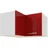 Feldmann-Wohnen Eckhängeschrank Brerra 60 x 60 x 36 cm Rot