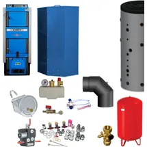 Atmos Kombikessel | DC25GSP | Pelletkessel/Holzvergaser | 25 kW | Set 2