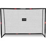Dunlop Fußballtor Schwarz/Rot 240 x 160 x 85 cm