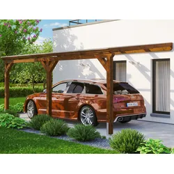 Anlehncarport SKANHOLZ "Vogtland", braun, H: 213cm, Carports