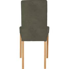 Home Affaire 4-Fußstuhl Bologna Massivholz grün 6er Set