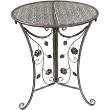 Garden Pleasure Pinatubo Gartentisch Ø 60 x 71 cm Bronze