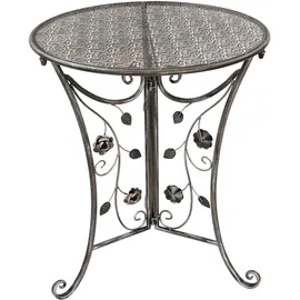 Garden Pleasure Pinatubo Gartentisch Ø 60 x 71 cm Bronze