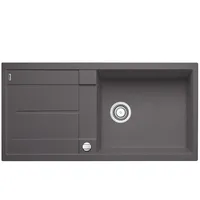 Blanco Metra XL 6 Silgranit Felsgrau 1000 x 500 mm Drehknopfventil