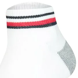 Tommy Hilfiger Kinder Quarter-Socken im Pack - ICONIC SPORTS, Frottee-Sohle Weiß 39-42 Pack