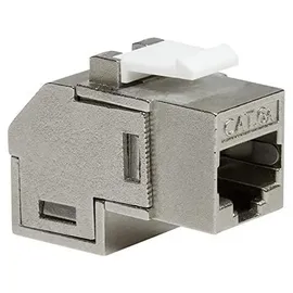 Logilink Keystone Fruit Cat.6A 2X RJ45 STP 90° Silver