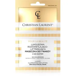 Christian Laurent Pour La Beauté straffende Gesichtsmaske mit feuchtigkeitsspendender Wirkung 2x5 ml