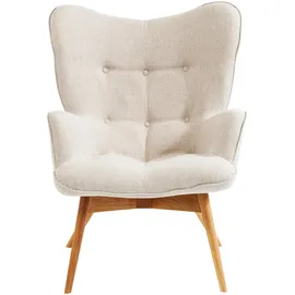 Kare Ohrensessel Vicky Polyester 73 x 94 x 83 cm Beige