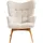 Kare Ohrensessel Vicky Polyester 73 x 94 x 83 cm Beige